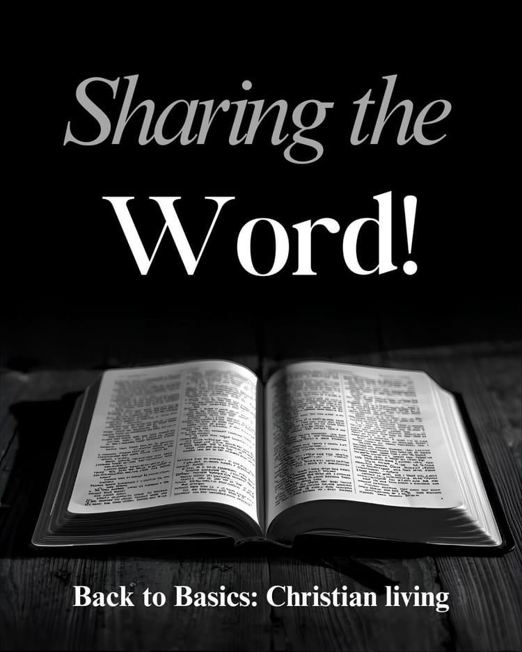 Sharing the Word!
