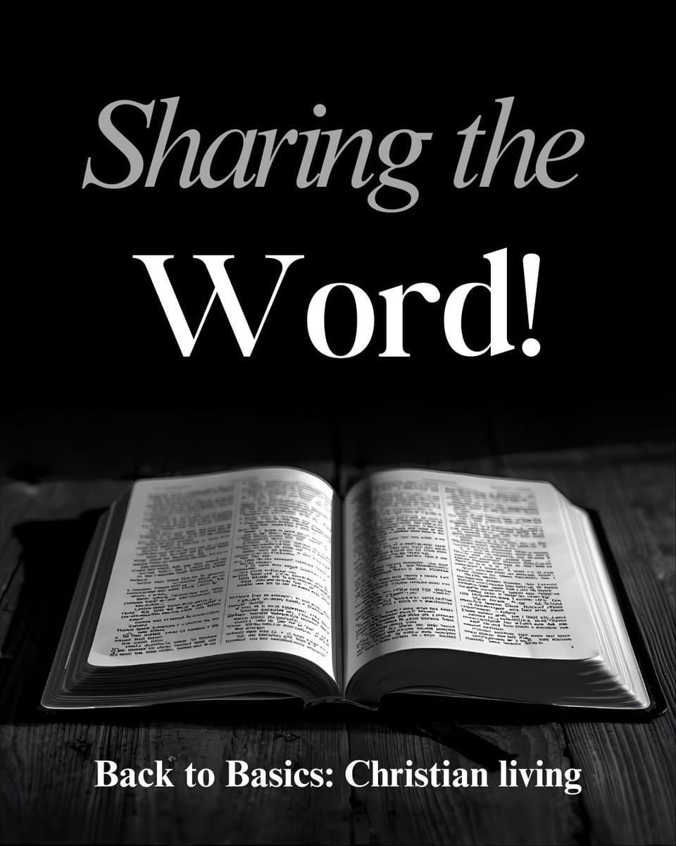 Sharing the Word!
